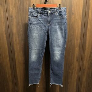 Lucky Brand Lolita Skinny Ankle Jeans Size 12 31 Dark Medium Wash